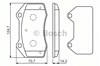 Колодки гальмівні передні, дискові 986494551 BOSCH