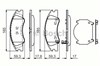 Тормозні колодки 986494577 BOSCH