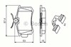 Колодки на гальмо задній дисковий 986494597 BOSCH