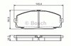 Колодки гальмівні передні, дискові 986495058 BOSCH