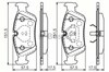 Колодки гальмівні дискові комплект 986495060 BOSCH