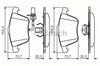 Колодки гальмівні передні, дискові 986495272 BOSCH