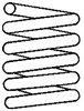 Пружина амортизатора передняя 997693 SACHS
