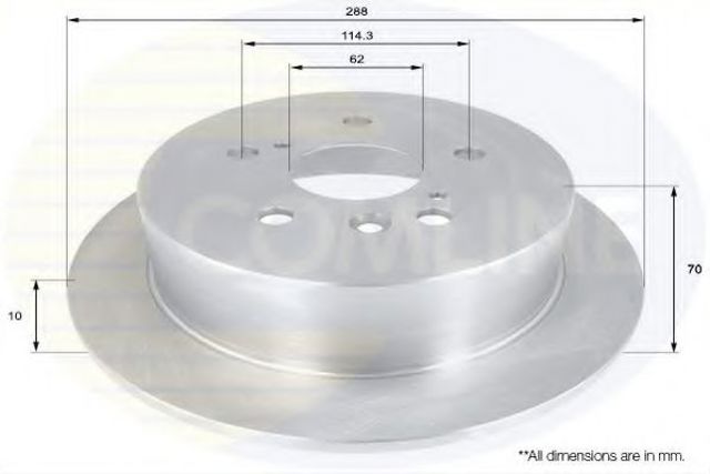 Дискові гальма ADC01159 COMLINE