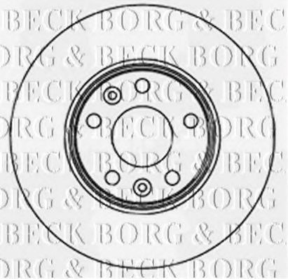 Bbd5163 borg & beck - диск гальмівний (2 шт) BBD5163