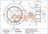 Диск гальмівний задній BD4638 FREMAX