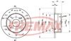 Диск гальмівний задній BD9101 FREMAX