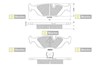 Задні гальмівні колодки BDS079 STARLINE