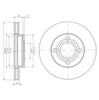 Диск гальмівний передній Ауді 200