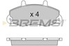 Колодки передні BP2525 BREMSI