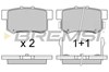 Комплект задніх колодок BP2544 BREMSI