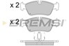 Колодки передні BP2745 BREMSI