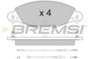 Дискові гальма BP2937 BREMSI
