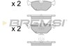 Колодки гальмові задні, дискові BP3051 BREMSI