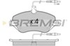 Колодки передні BP3181 BREMSI