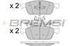 Колодки передні BP3546 BREMSI