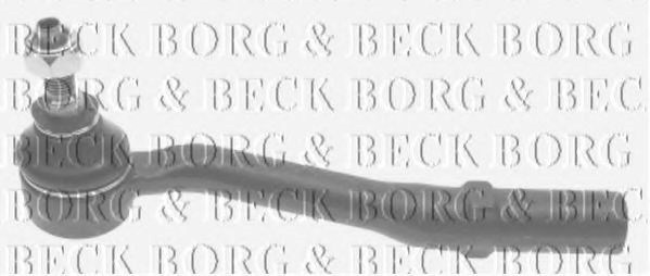 Btr5607 borg & beck - накінечник кермової тяги lh BTR5607