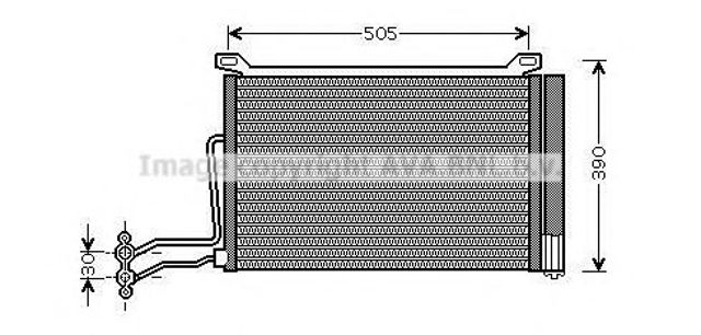 Конденсатор системи охолодження системи BW5264D AVA
