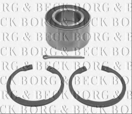 Bwk056 borg & beck - комплект підшипника ступиці BWK056