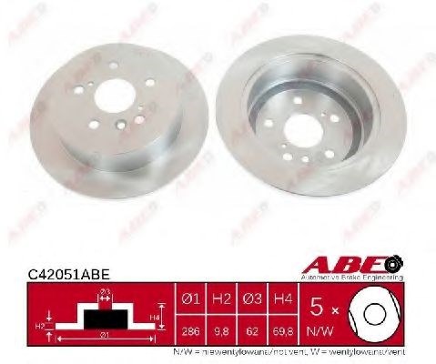 Дискові гальма C42051ABE ABE
