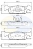 Колодки гальмівні передні, дискові CBP02223 COMLINE