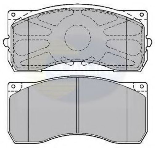 Колодки гальмівні дискові комплект CBP9075K COMLINE