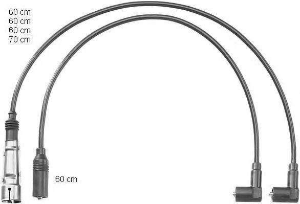 Комплект кабелів високовольтних CLS027
