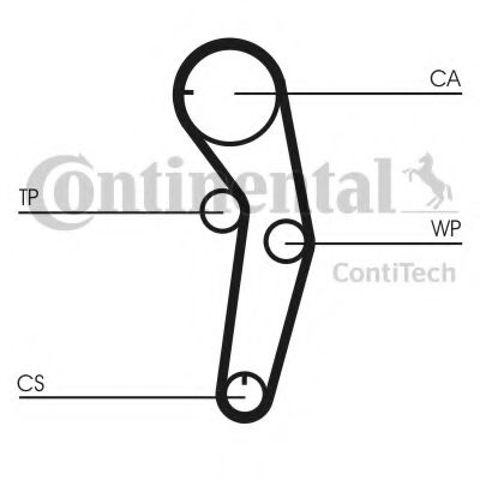 Ремкомплект ГРМ CT1053K1 CONTINENTAL