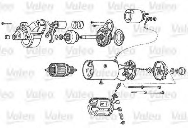 Стартер автомобільний D7G15 VALEO