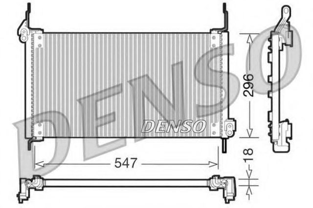 Конденсер DCN09016 DENSO