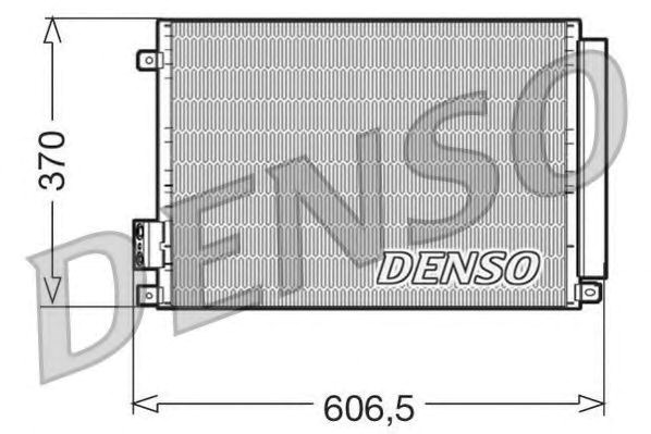 Радіатор кондиціонера DCN09045
