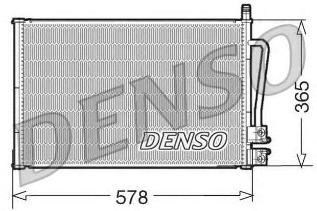 Трубопроводи і радіатор кондиціонера DCN10008 DENSO