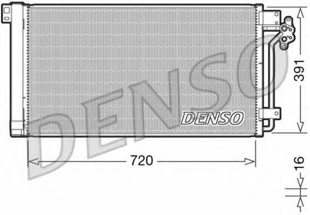 Трубопроводи і радіатор кондиціонера DCN32020 DENSO