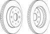 Диск гальмівний передній DDF1542 FERODO
