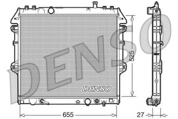 Радіатор системи охолодження двигуна DRM50045 DENSO