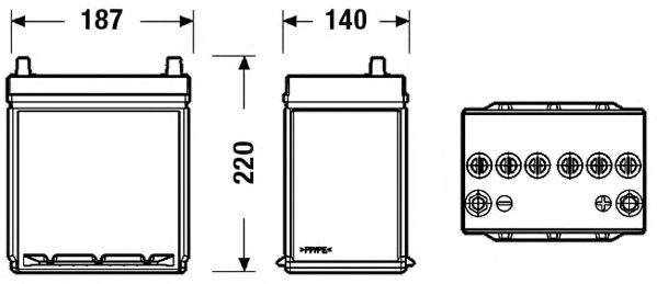 Стартерна батарея (акумулятор) EB356A
