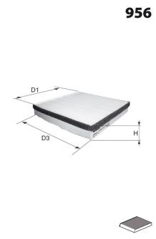 Повітряний фільтр салону EKR7517 MECAFILTER