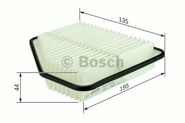 Bosch honda повітряний фільтр civic F026400161