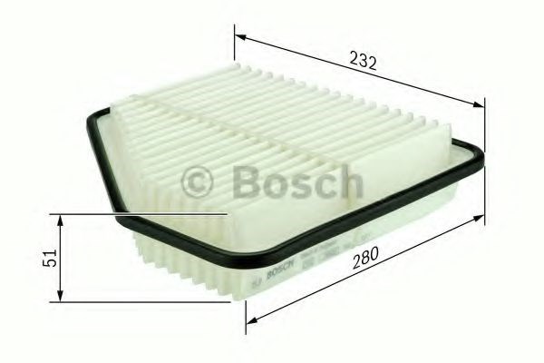 Bosch s0162 toyota повітряний фільтр lexus gs F026400162
