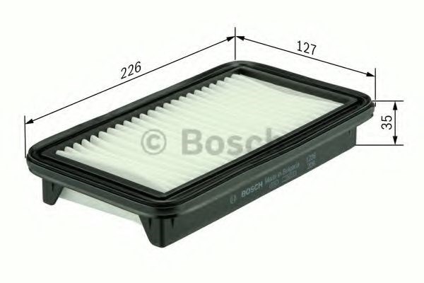 Bosch suzuki фільтр повітря sx4 1.6 16v 06- F026400201