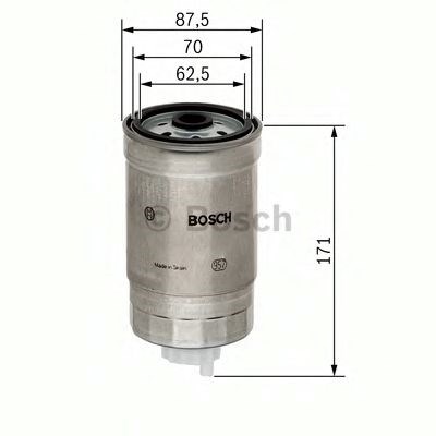 Bff8135 borg & beck -фільтр палива F026402013