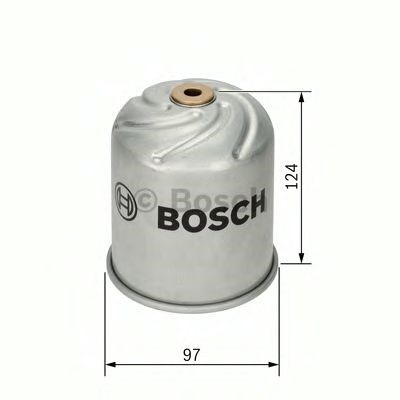 Bosch фільтр мастила daf F026407058