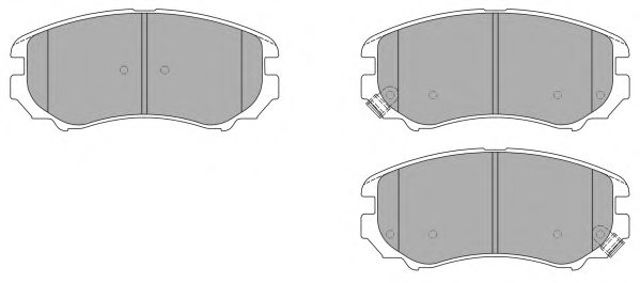 Колодки передні FBP1481 FREMAX