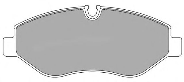 Передні гальмівні колодки FBP1520 FREMAX