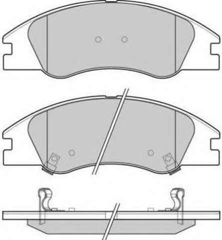 Колодки гальмові передні (комплект) FBP1551