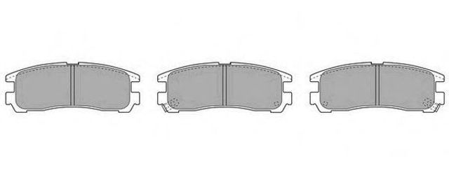 Bosch гальмівні колодки задні mitsubishi galant -04, FBP1591