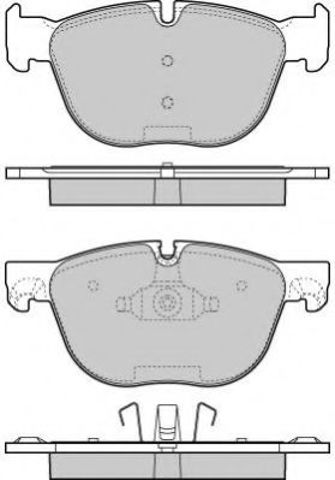 Передні гальмівні колодки FBP1666 FREMAX