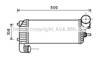 Радіатор интеркуллера FD4574 AVA