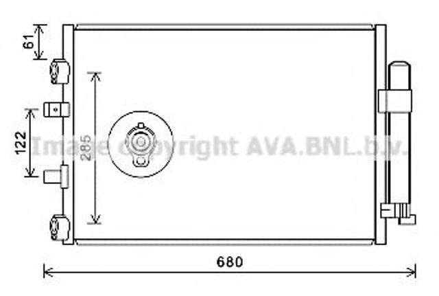 Конденсер FDA5484D AVA