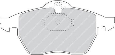 Колодки передні FDB1068 FERODO